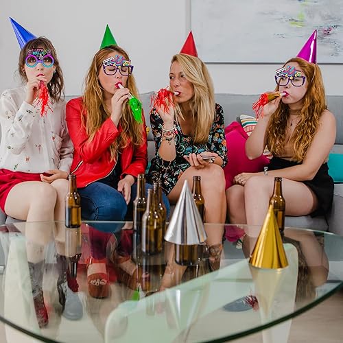 Miniatura 6 de 24 lentes de papel retro de los años 60 y 80 para patinaje sobre ruedas, suministros de fiesta de patinaje sobre ruedas, decoraciones de fiesta,