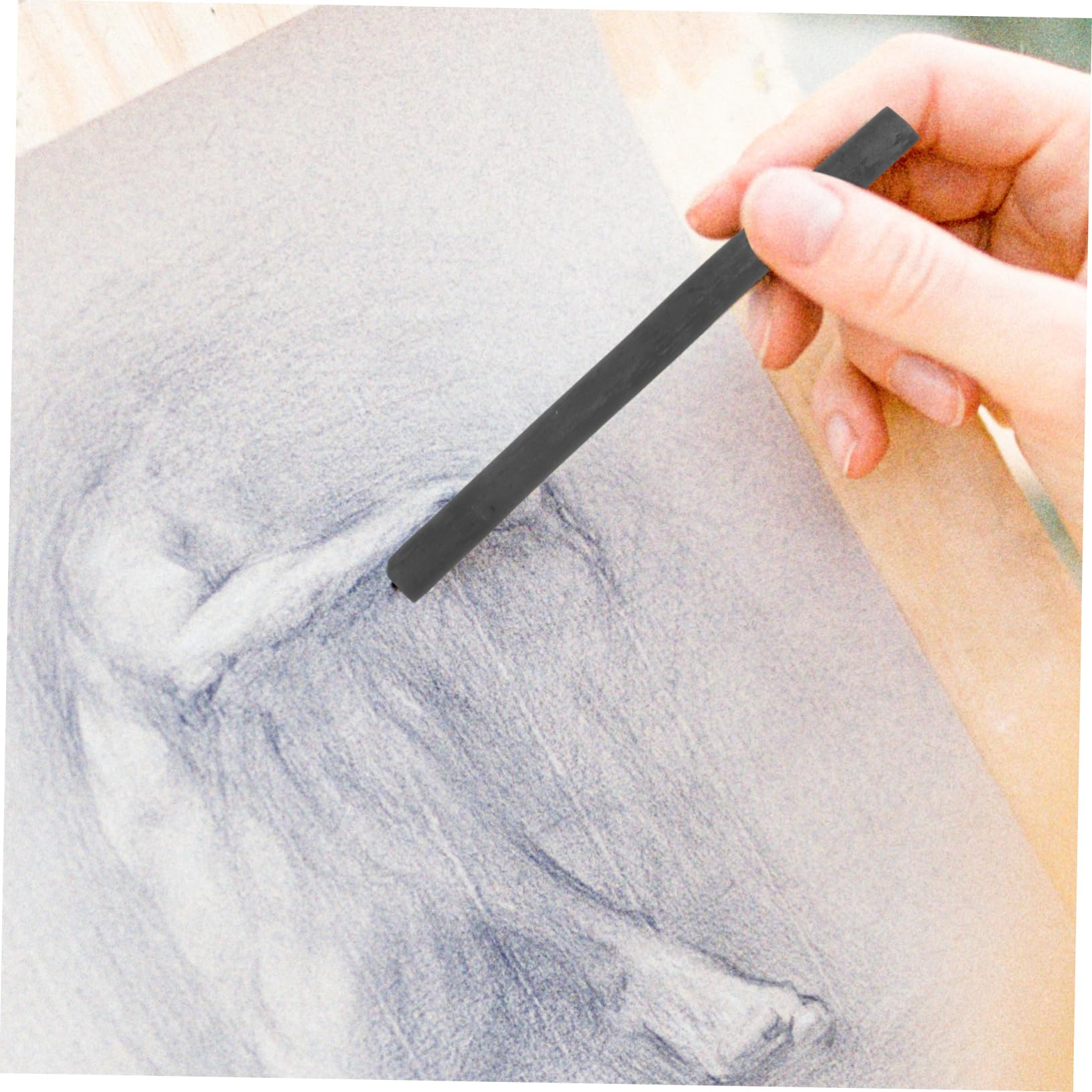 TEHAUX 60piezas Lápices De Carvón Comprimido Para Dibujo y Sombreado Para Artistas Para Sketching y Pintura