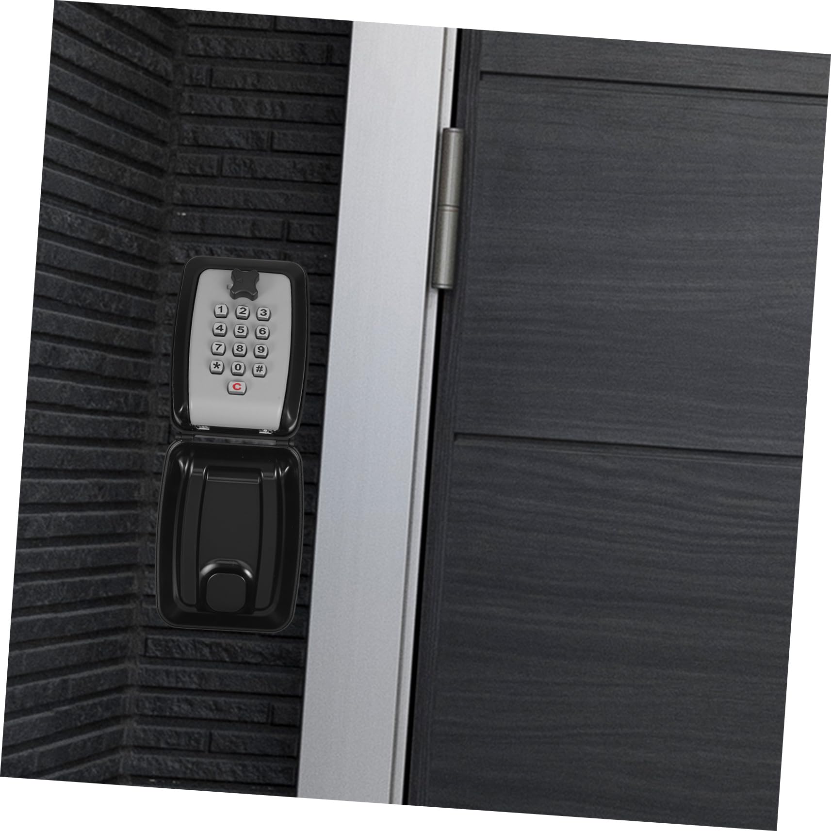 Veemoon Cassetta Portachiavi con Codice Lega di Zinco Plastico | Armadietto per Chiavi a Parete, per Appartamenti e Negozi, Design Elegante, Sicurezza Elevata e Resistente alle Intemperie