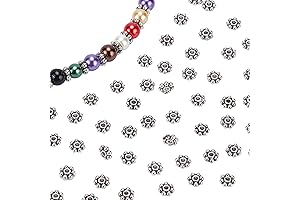 Antique Silver Daisy and Snowflake Spacers for Bracelets: PH PandaHall's Delicate Embellishments