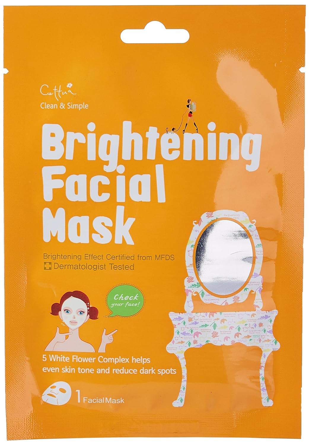 CETTUA C&S BRIGHTENING FACIAL MASK 1S: 594195