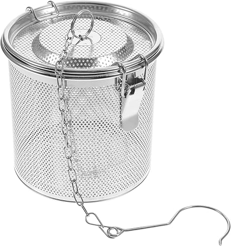 Miniatura 10 de Colador de condimentos de acero inoxidable, filtro de bola de té, condimentos de sopa, cesta de separación, infusor de té de hojas sueltas para el