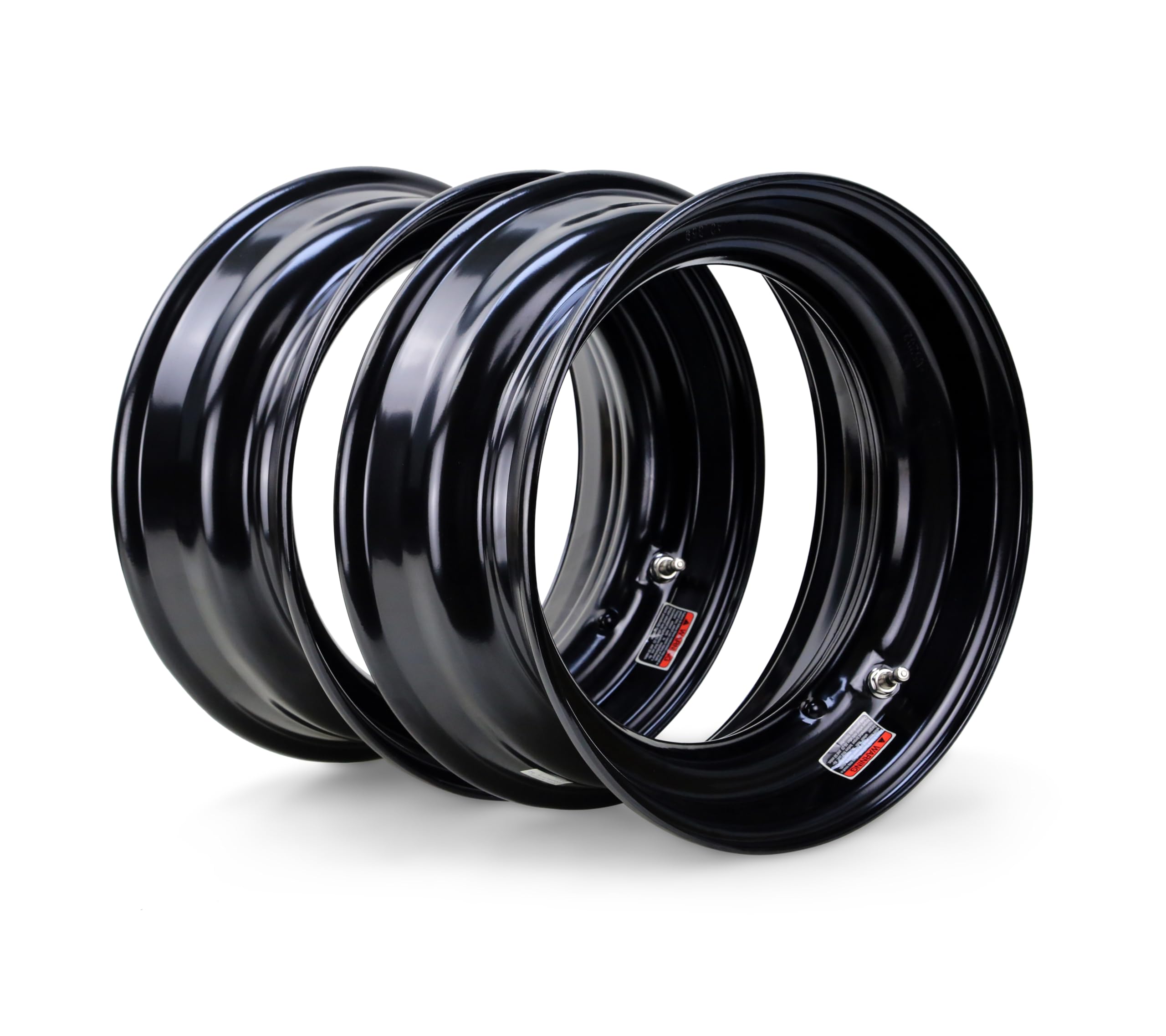 LIBRA 14.5x6 Open Center Mobile Home Trailer Rim Wheel w/Metal Valve Stem, Set 2