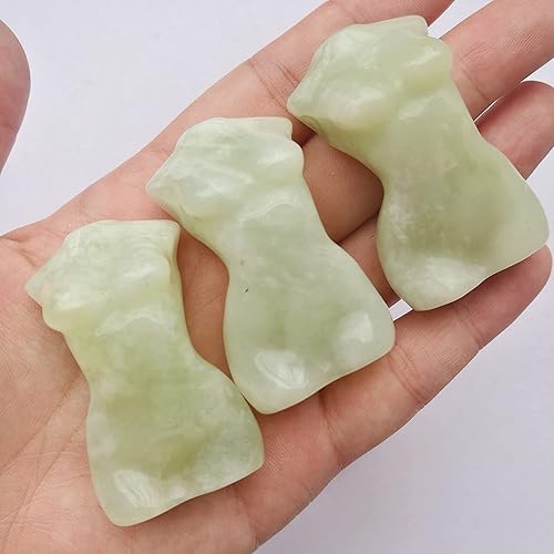 Vista 63 de Figura de cristal curativo de ágata india, escultura de figura femenina, 2 pulgadas, tallado, piedra de palmera, decoración de oficina Ágata