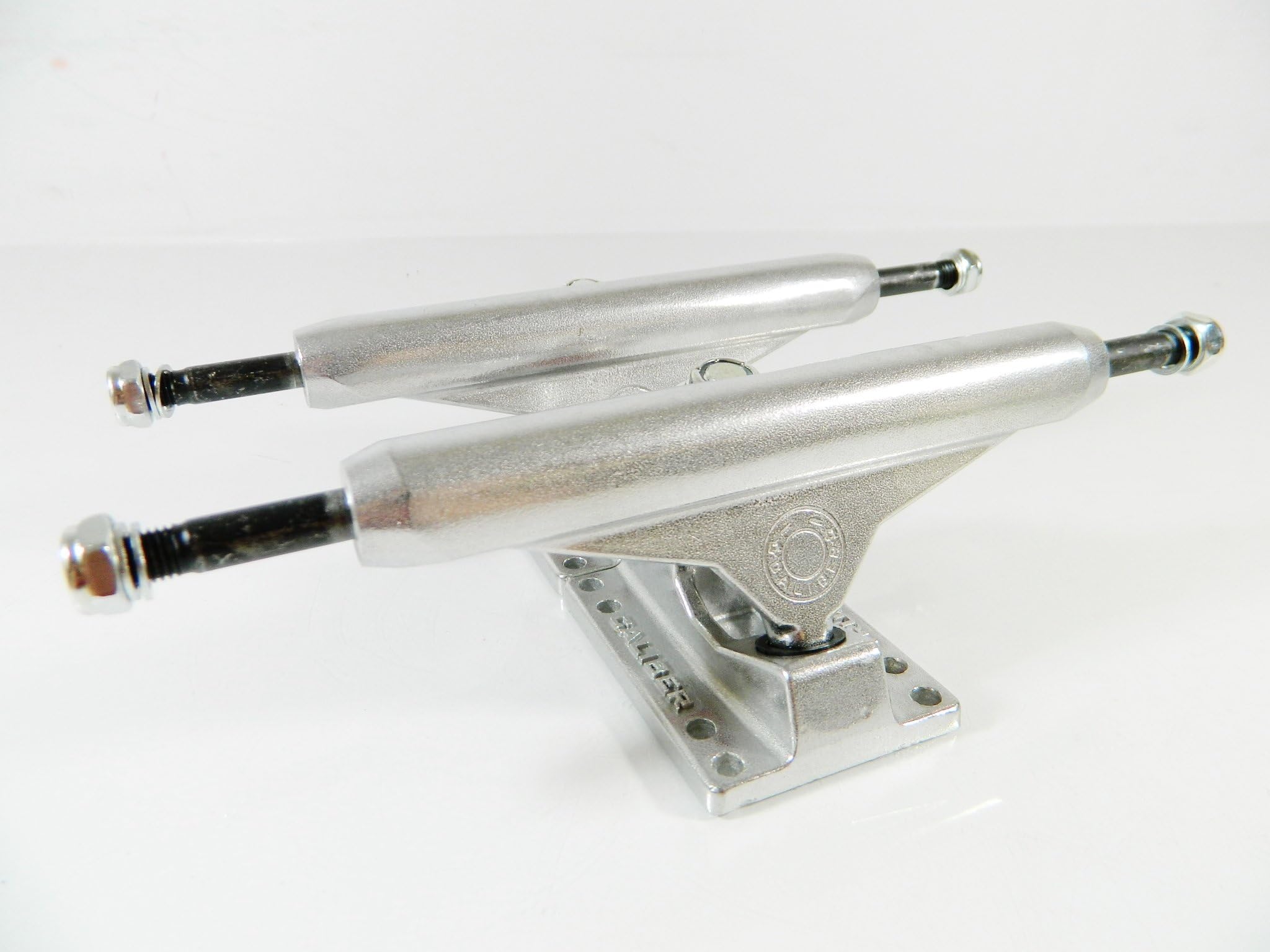 Caliber Street 8.5" Standard Skateboard Trucks Raw Set of 2