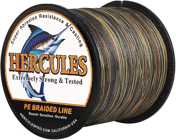 Hercules Super Cast 10-300lbs Ligne de pêche tressée 100-2000m 109-2187yds Test pour Les Lignes de Poisson Tresse PE d'eau salée Superline 8 brins - 1