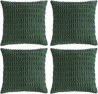 Vista 15 de Fancy Homi - Paquete de 4 fundas de almohada decorativas boho negras de 20 x 20 pulgadas para sala de estar, sofá, cama, decoración rústica moderna
