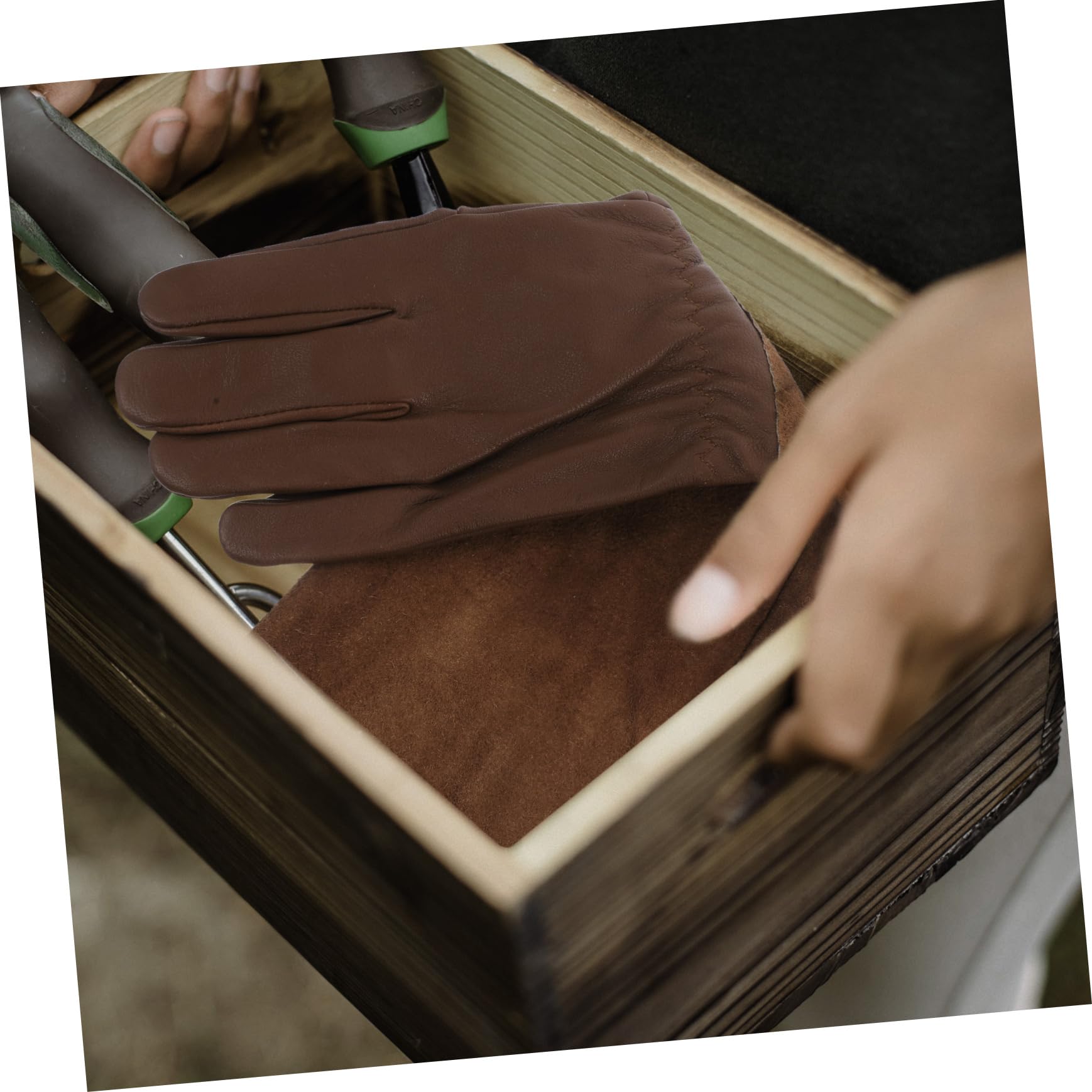 1par Guantes De Jardinería De Protección Completa Para Plantar y Cuidar Resistentes Pinchazos y Desgarros Uso Jardines y Huertos Talla