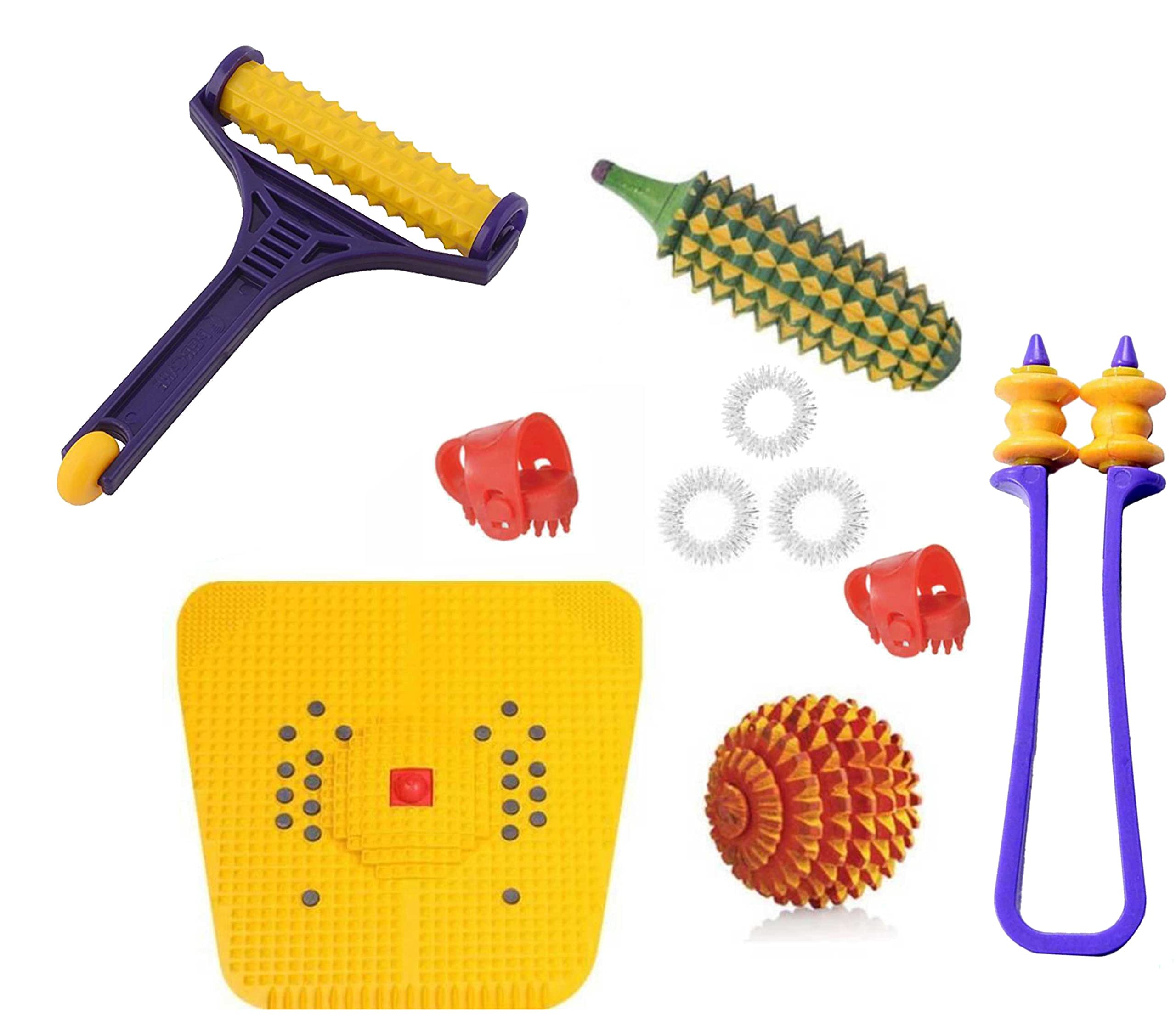 NETCLUB Acupressure tool kit combo with power mat 2000 full wooden ball karela big Plastic handle finger care fitness mat kit pain and stress relief home gym body massager (B0BMGTKCVG) Amazon Price History, Amazon Price Tracker