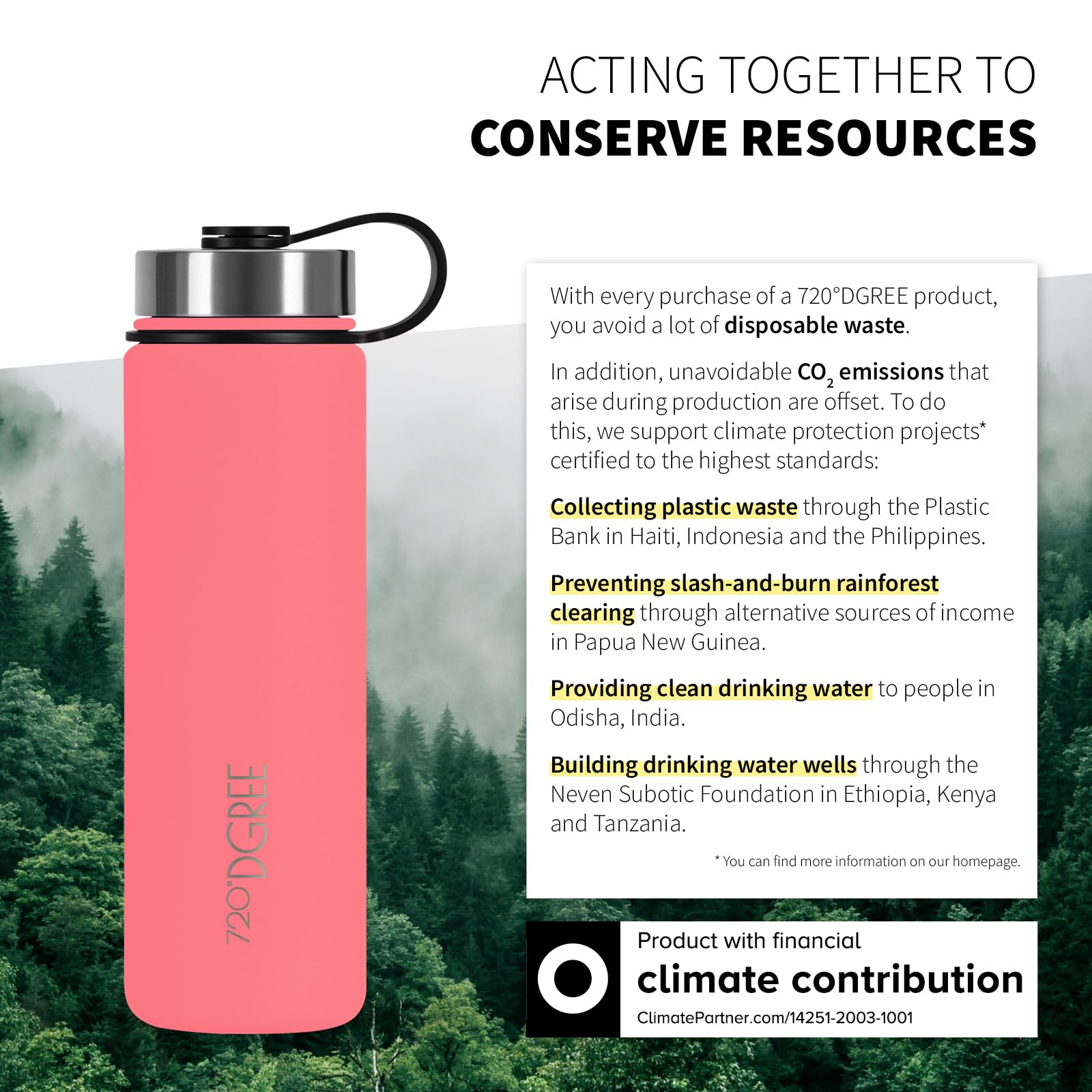 Borraccia Termica In Acciaio Inox 1,2L - Mantiene Caldo 12h E Freddo 24h, Senza BPA, Verde, Per Sport E Outdoor - Foto 6