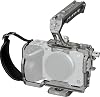 SIRUI Full Camera Cage Kit with Top Handle for Sony FX3FX30, Compatible with Original XLR Handle, with HDMI Cable Clamp, 14-20 Screw Hole, ARRI 38-16 Positioning Hole, Cold Shoe, NATO Rail