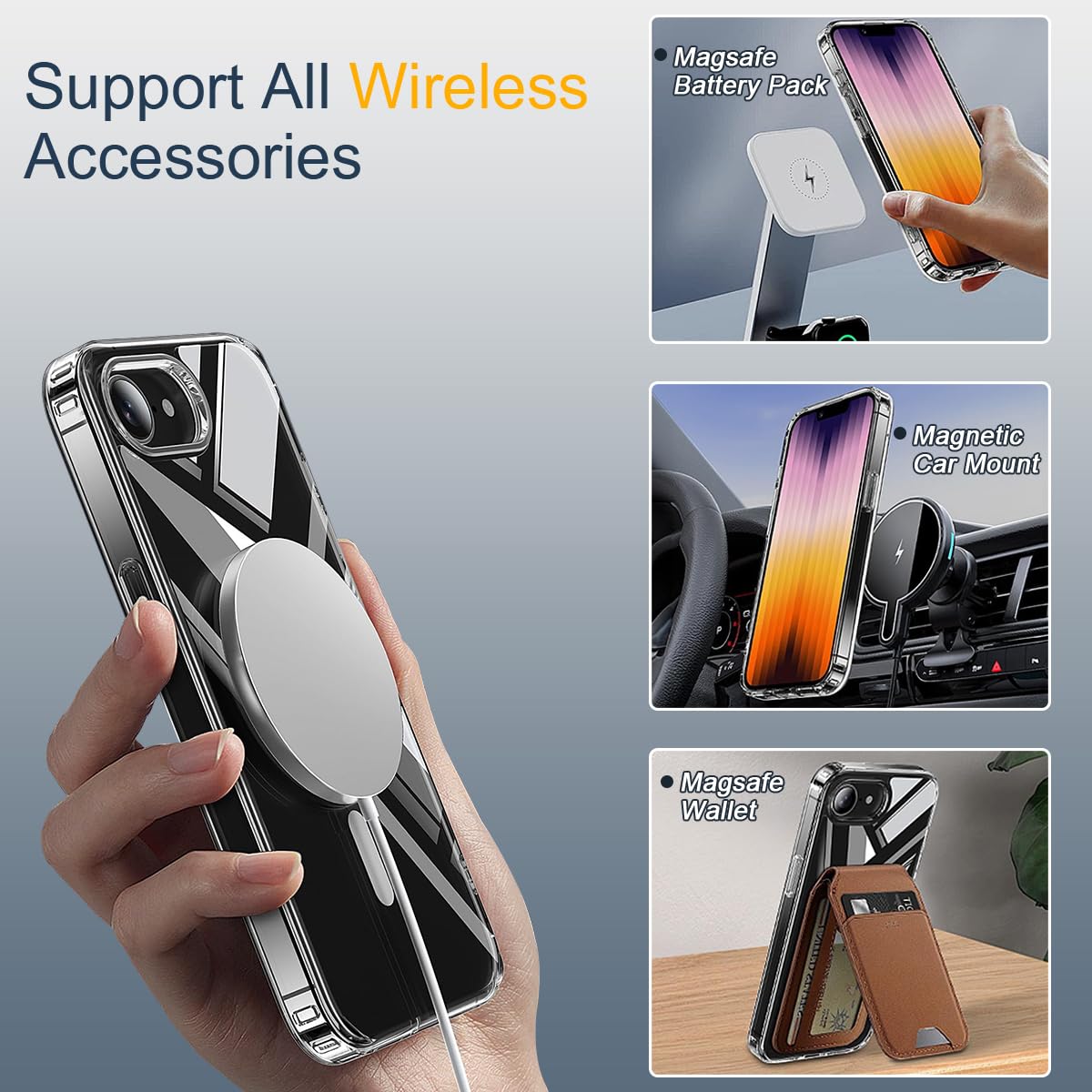 Amazon.co.jp: iPhone 16e用カスタマイズフォトケース [MagSafe対応