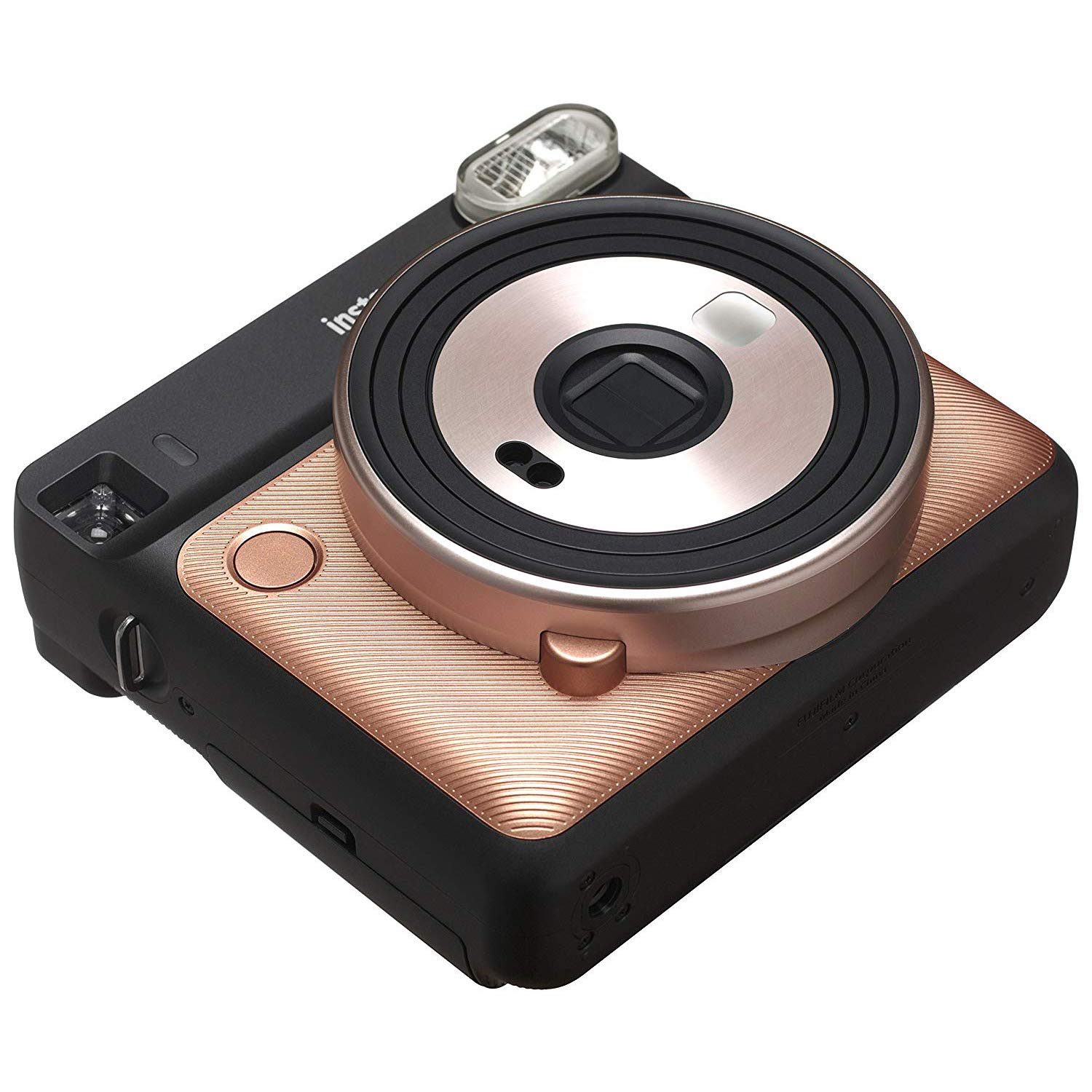 instax SQ6, Cámara Analógica Instantánea Formato Cuadrado, Dorado (Blush Gold)