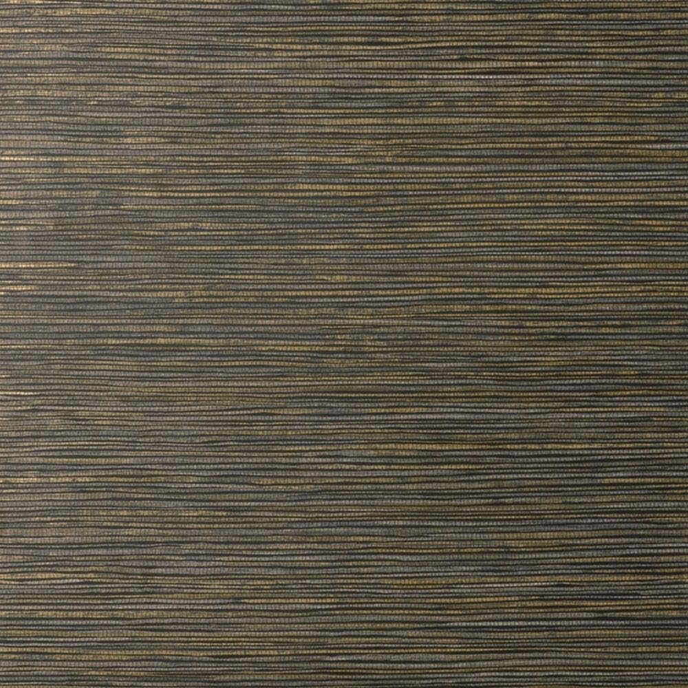Grasscloth Luxury Fusion Plain Charcoal Wallpaper - Metallic Modern Contemporary Textured - Stylish Feature Wall