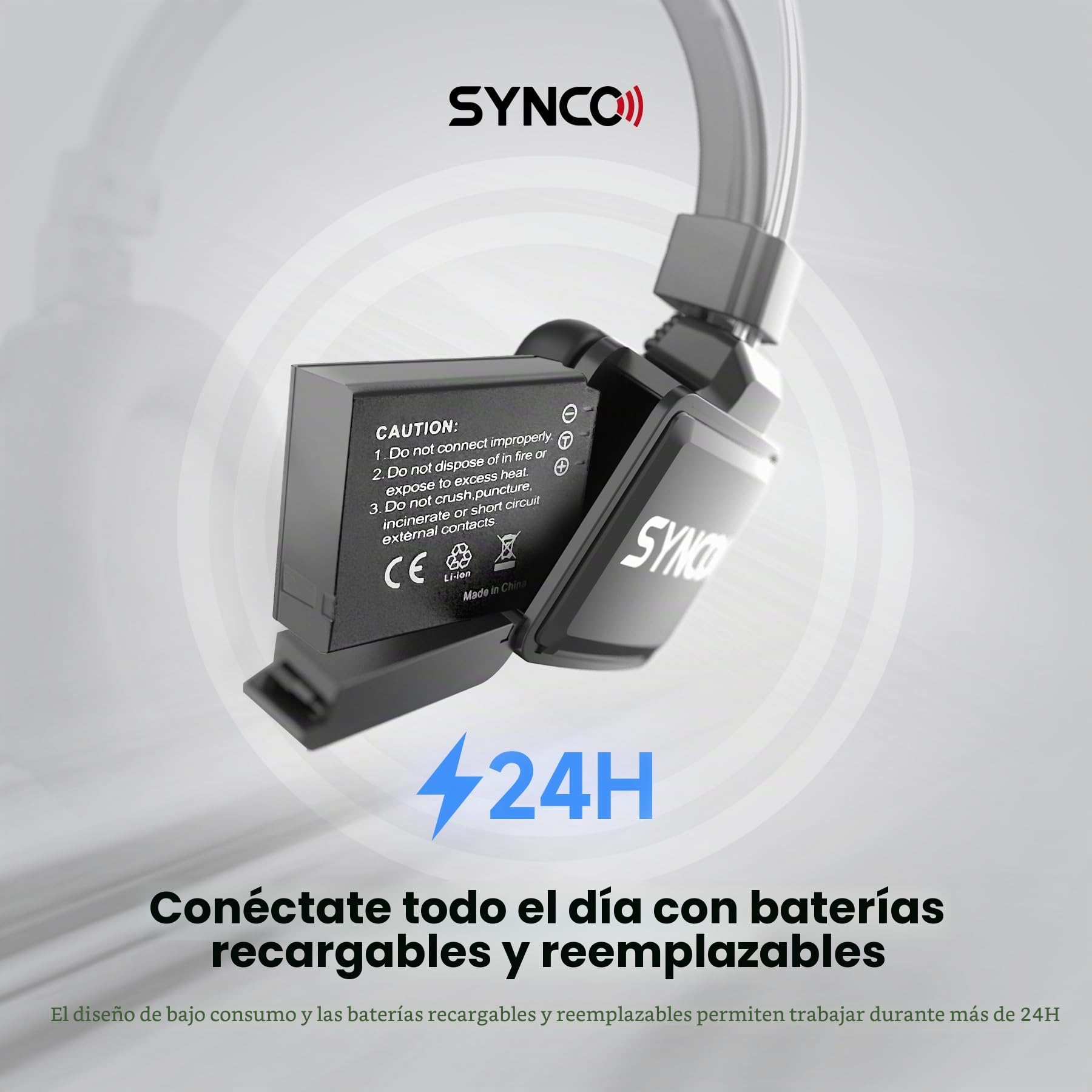 SYNCO XTalk X5 2.4GHz Sistema de intercomunicación inalámbrica con Auriculares Diseño de Dispositivos Maestros aleatorios (5PCS)