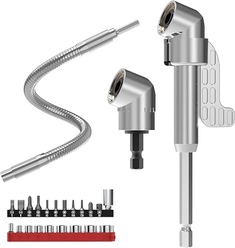 Tomorotec Flexible Drill Bit Extension Kit for Automotive Repairs, Home Improvem