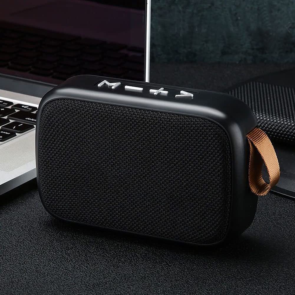 Cuifati Bluetooth Speaker Subwoofer Stereo Portable USB Mini Speaker with FM Radio Louder Volume Crystal Clear Stereo Sound Rich Bass(Black)