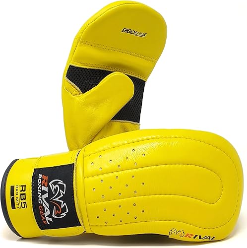 Miniatura 6 de RIVAL Guantes de boxeo RB5, sensación de perforación, entrenamiento de resistencia cero para activar músculos de contracción rápida