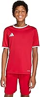 adidas Boys Entrada 26 Soccer Jersey - Climacool Tech, 100% Recycled Polyester, Crew Neck Regular Fit
