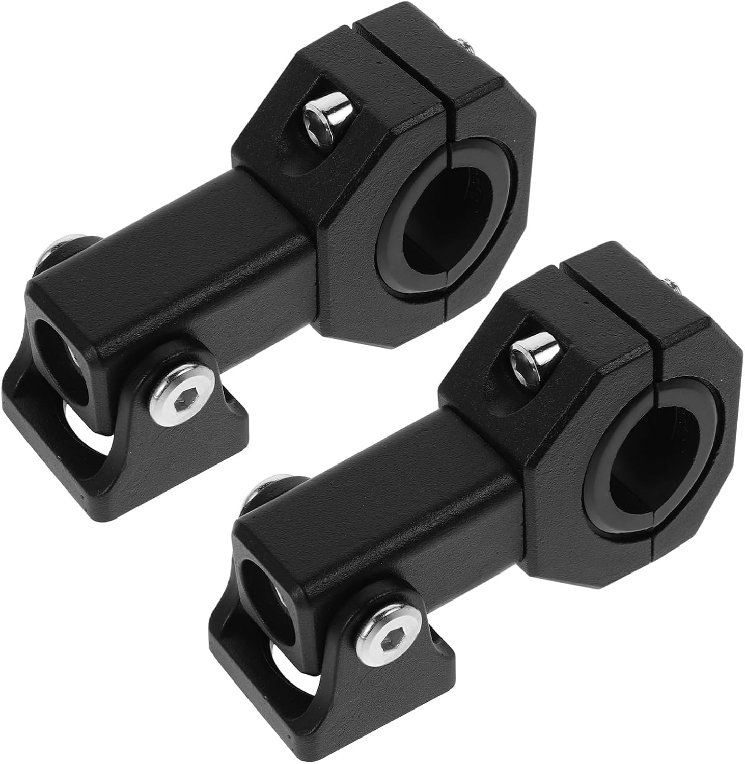 2pcs Motorcycle Mirror Extenders Mounting Bracket for Rearview Mirrors Adapter for Electric Scooters and Motorcycles Versatile Light Stand