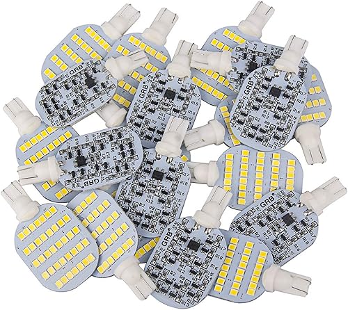 Miniatura 7 de GRB Bombillas LED T10 921 922 912 súper brillantes para 12 V RV techo cúpula luz interior RV iluminación interior remolque cámper, blanco, 600