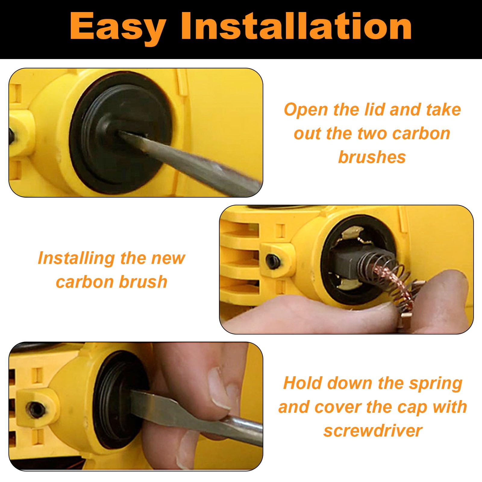 DeWALT Carbon Brush & Lead 614367-00 For D24000, DW713, DW715, DWS779 Saws