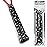 Get A Grip - Custom Tennis Racket Grip Tape - Anti-Slip/Quick-Drying Tennis Overgrips - Precut Badminton Racket Grip with Finishing Tape (Charged Up (Black), 1 Grip)