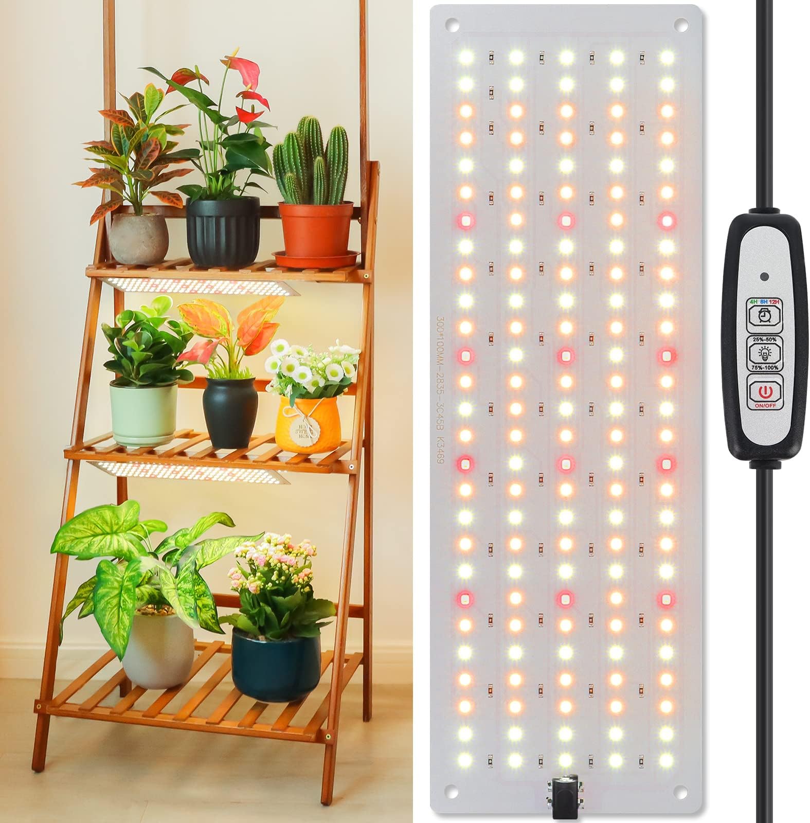 Grow Light Panel with Timer