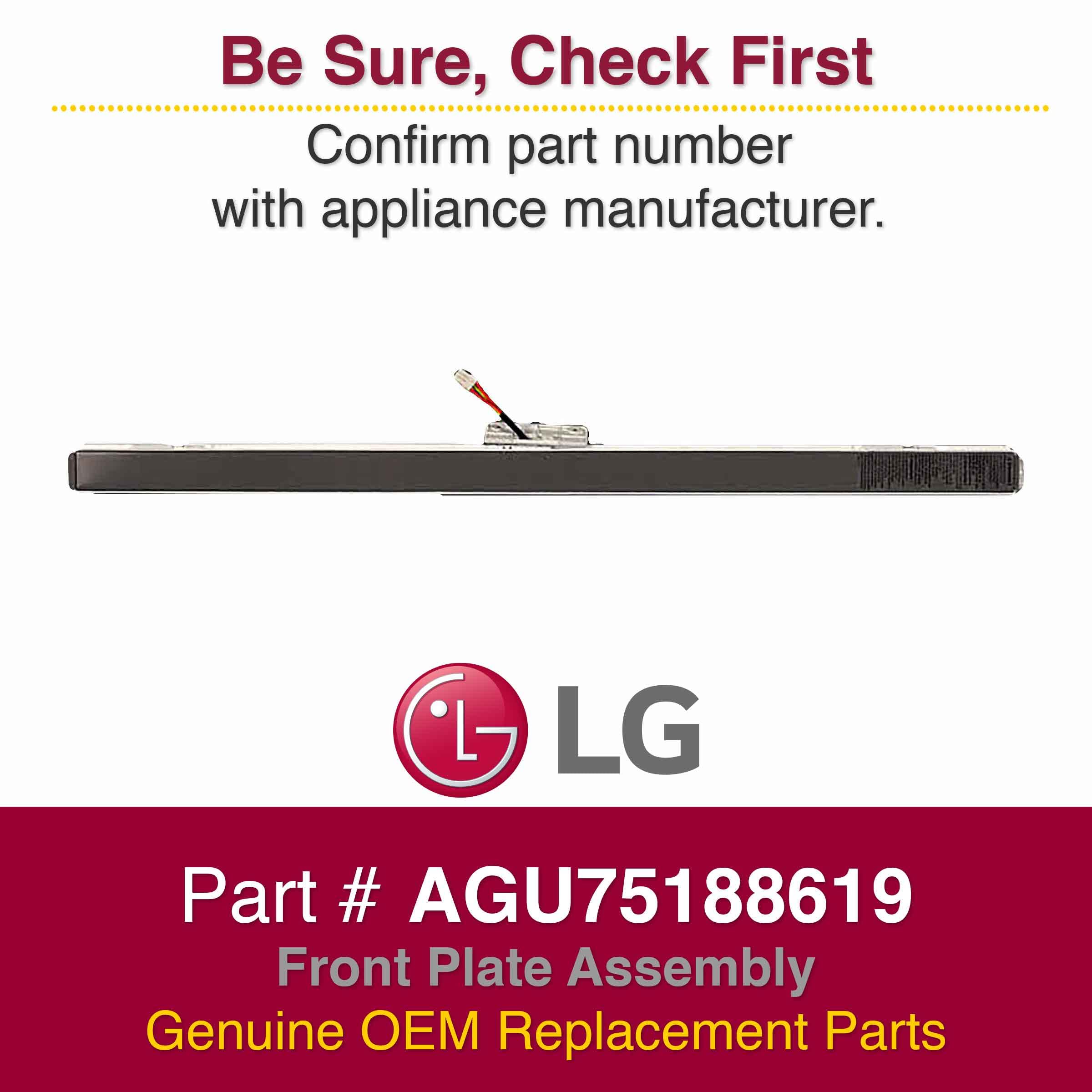 Amazon.com: LG AGU75188619 LG-AGU75188619 Plate Assembly,Front 