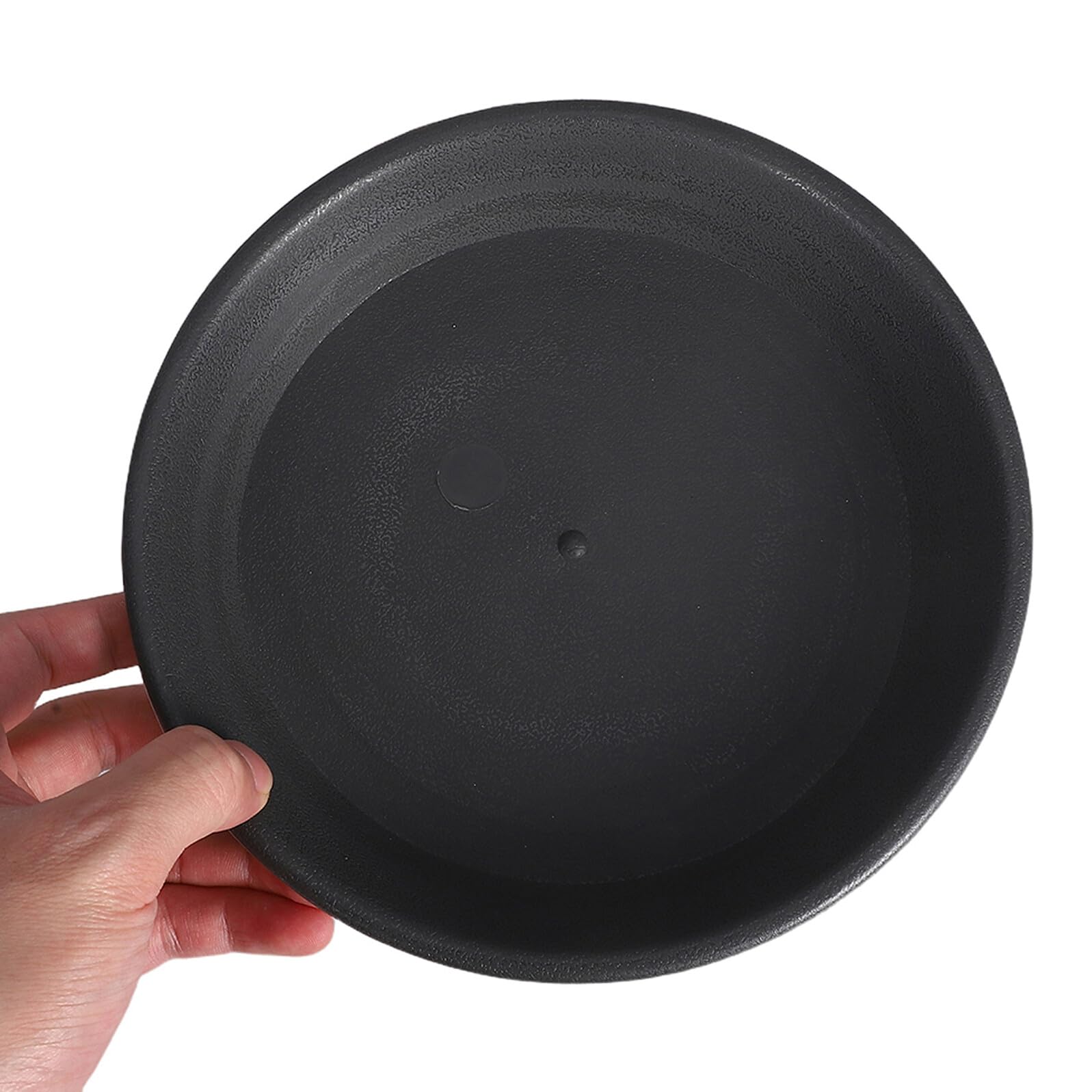 Kisangel 15 Platos para Macetas Redondos de Plástico Grueso Bandejas de Goteo para Plantas de 19 CM Soporte Resistente para Interiores y Exteriores Adecuado para Jardín Balcón y Hogar