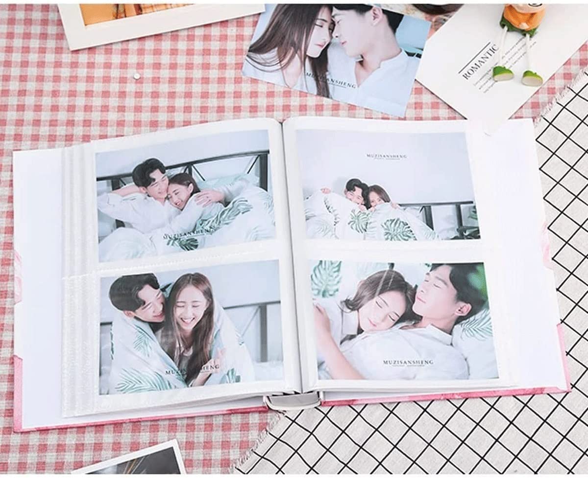 Álbum Familiar, Memorial Book Insertar 7 Pulgadas de 200 Piezas Álbum de Fotos 5x7 Gran Capacidad Photocard Álbum Scrapbook Álbumes de Fotos de Bodas Creativas Regalos