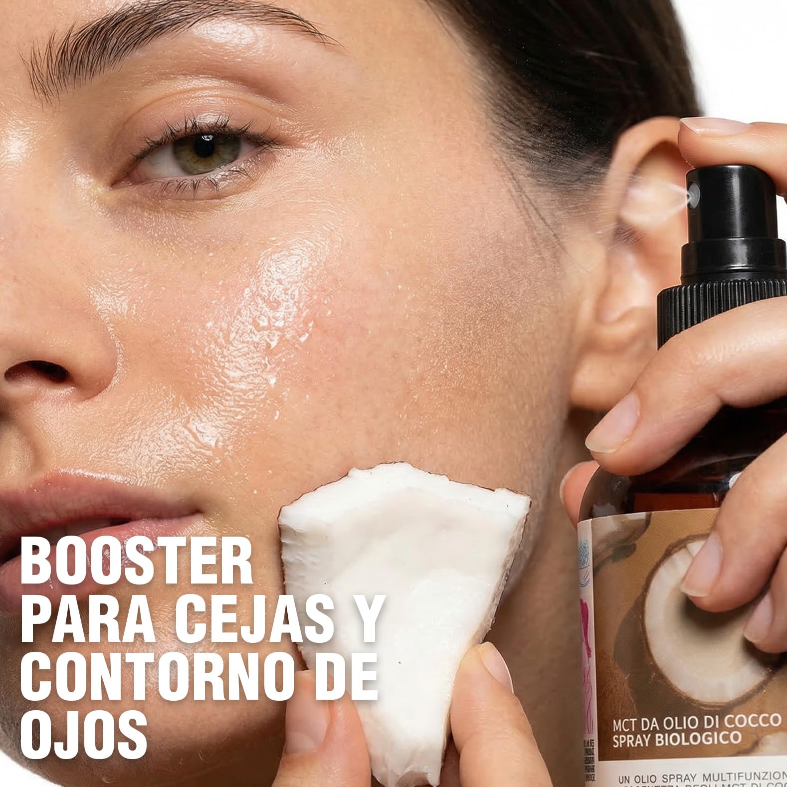 Benvolio Spray MCT Aceite de Coco Bio 250ml – Keto & Paleo – Antifrizz, Energía Rápida
