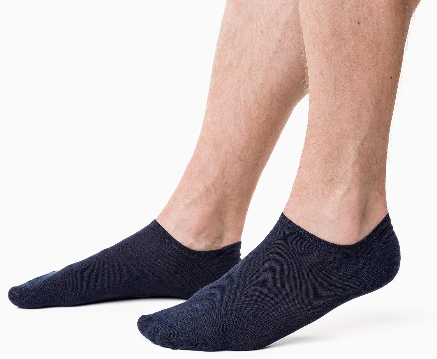 3 Pairs Mens Merino Wool Low Cut Socks | Steven | No Show Invisible Socks