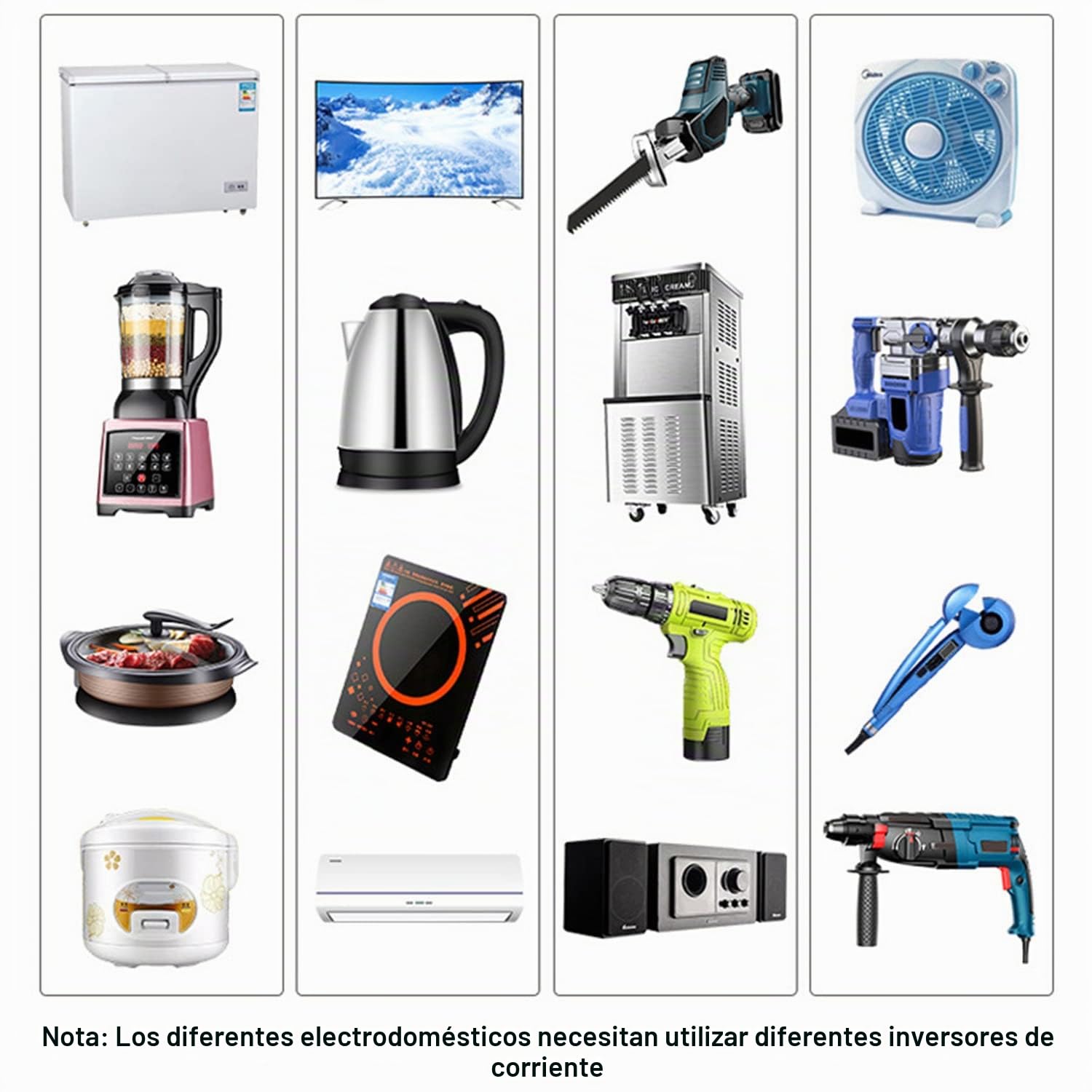 Inversor Onda Pura Corriente 4000W/5000W/6000W/8000W (Pico) Transformador DC 12V/24V/48V/60V a AC 110V/220V Onda Sinusoidal Convertidor Inversor Coche,para Casas Autos,5000W-12Vto220V