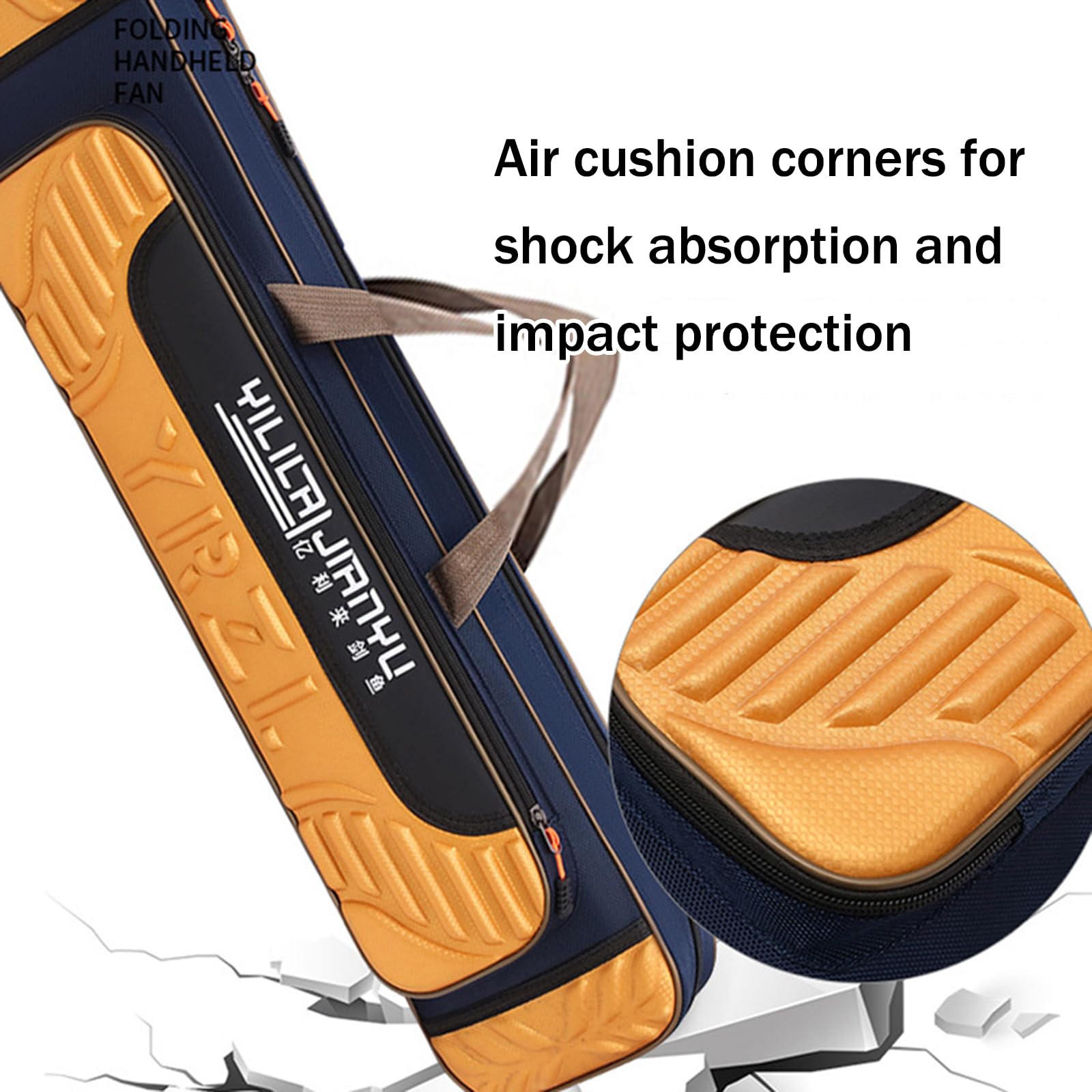 Borsa Porta Canne da Pesca,Organizer per Il Trasporto di Canne,Resistente agli Strappi E alle Abrasioni,per Il Trasporto di Attrezzatura E Accessori