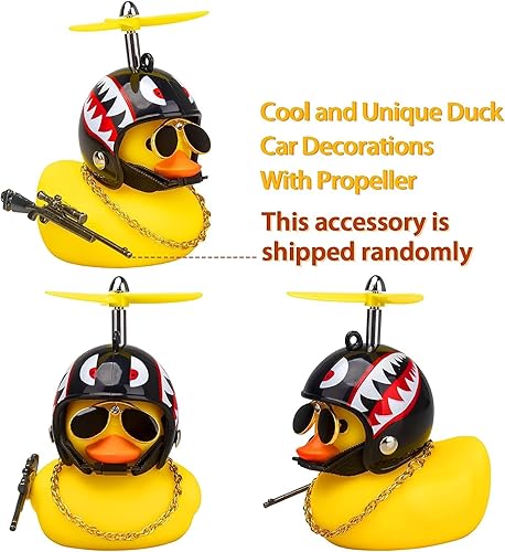 Miniatura 2 de wonuu 2 adornos de goma para automóvil, decoración de tablero de pato para apretar, decoración de bicicleta para ciclismo, motocicleta y bicicleta,