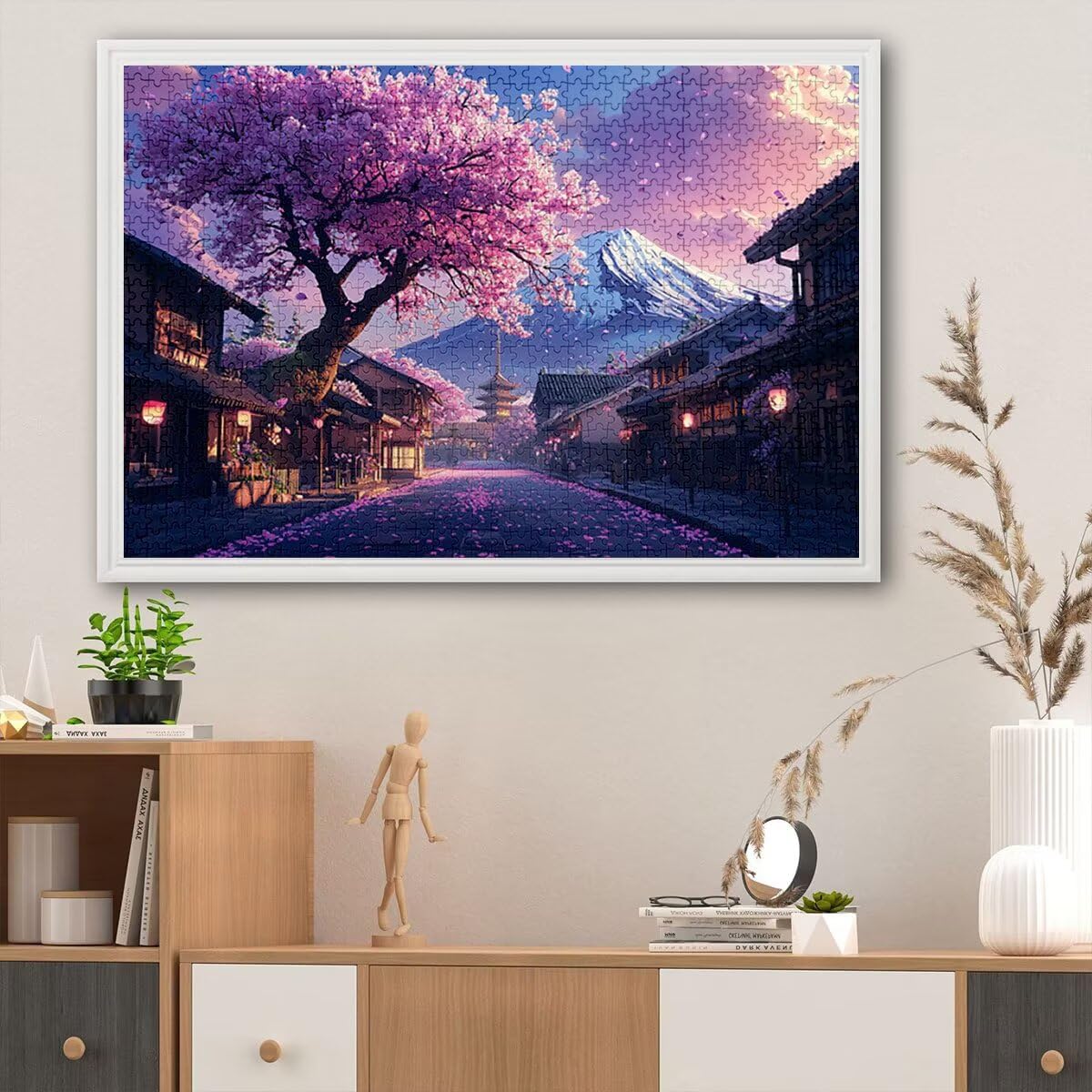 Puzzle 4000 elementów dla dorosłych, japońskie puzzle dla dorosłych i dzieci od 14 lat, duże puzzle z krajobrazem z pudełkiem do dekoracji ścian domu, prezent dla kobiety/mężczyzny, gra koncentracyjna