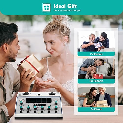 Miniatura 8 de Máquina estimuladora de acupuntura eléctrica, 100-240 V 500-1000 hpa, cuidado de masajeador de parche de 6 salidas, dispositivo de terapia de masaje