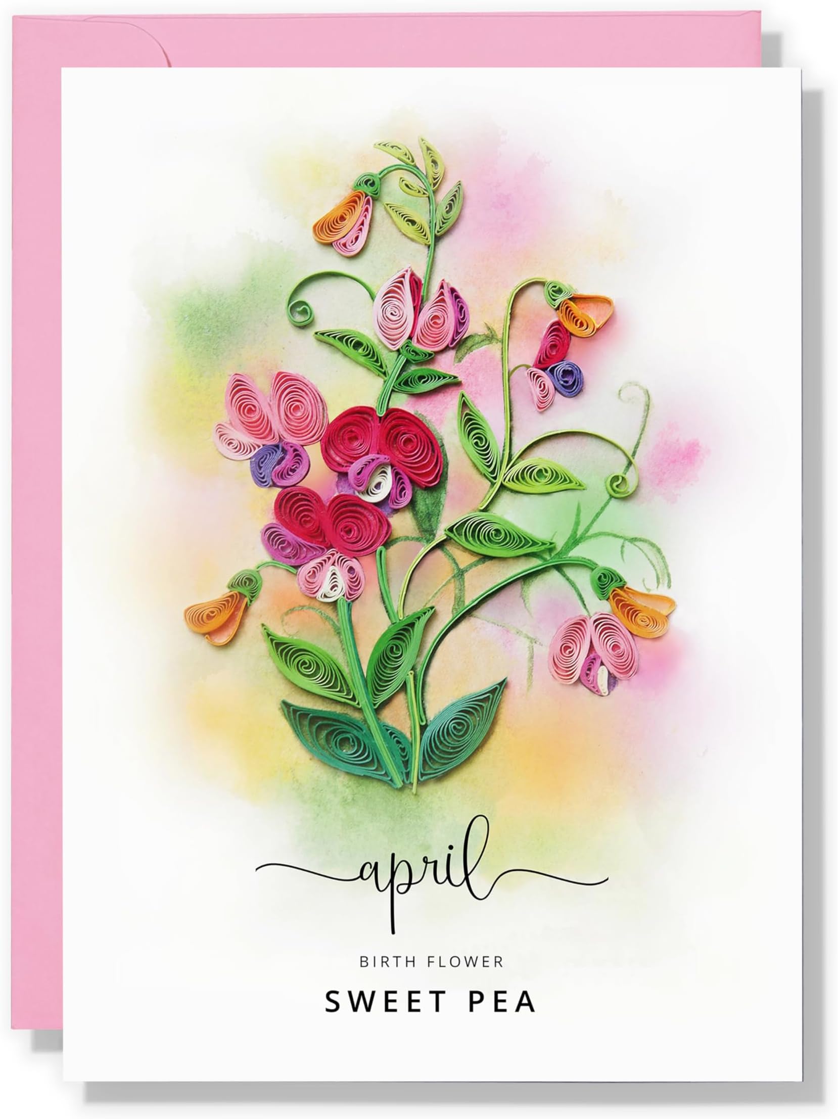 Old English Co. Special For Her - Pink Flower 65th Birthday Card