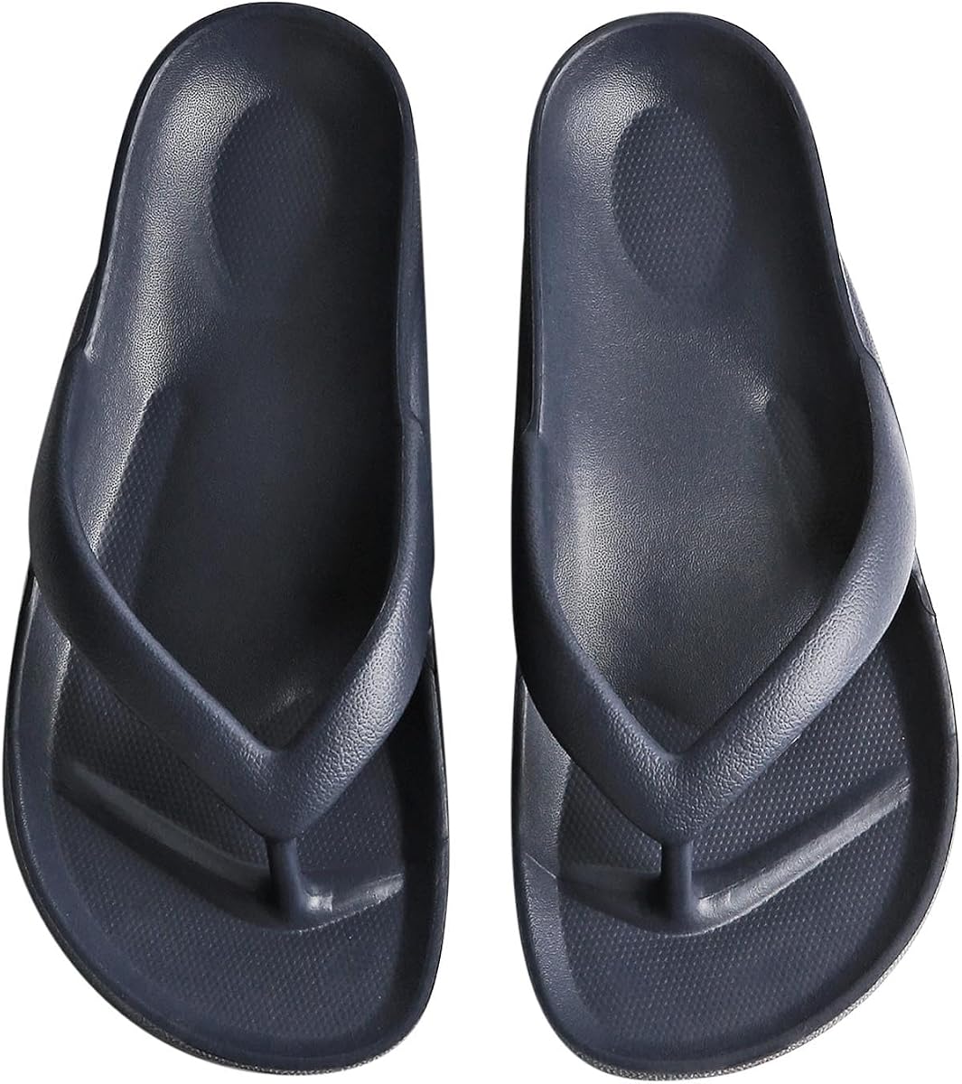 Arch Support Flip Flops for Women and Men Soft Cushioning EVA Thong Sandals with Thick Sole, Non-Slip Quiet Outsole, Shock Absorbing Shower & Beach Flip Flops