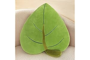 3D Leaf Pillow - 45cm Pillow Plush Green Plant Pillow, Cute Leaf...
