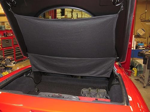 Miniatura 5 de Cubierta de sombra de área de carga de seguridad para maletero trasero negro para Chevrolet Corvette C5 1997-2004 nuevo