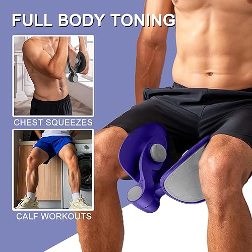 Miniatura 2 de HGAUCAI Thigh Master - Equipo de ejercicio para entrenamiento de cadera, entrenador de suelo pélvico, entrenador de Kegel para rehabilitación