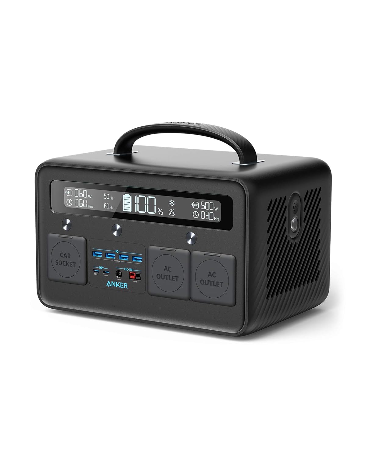 Anker Portable Power Station, PowerHouse II 800, 500W/777Wh Solar