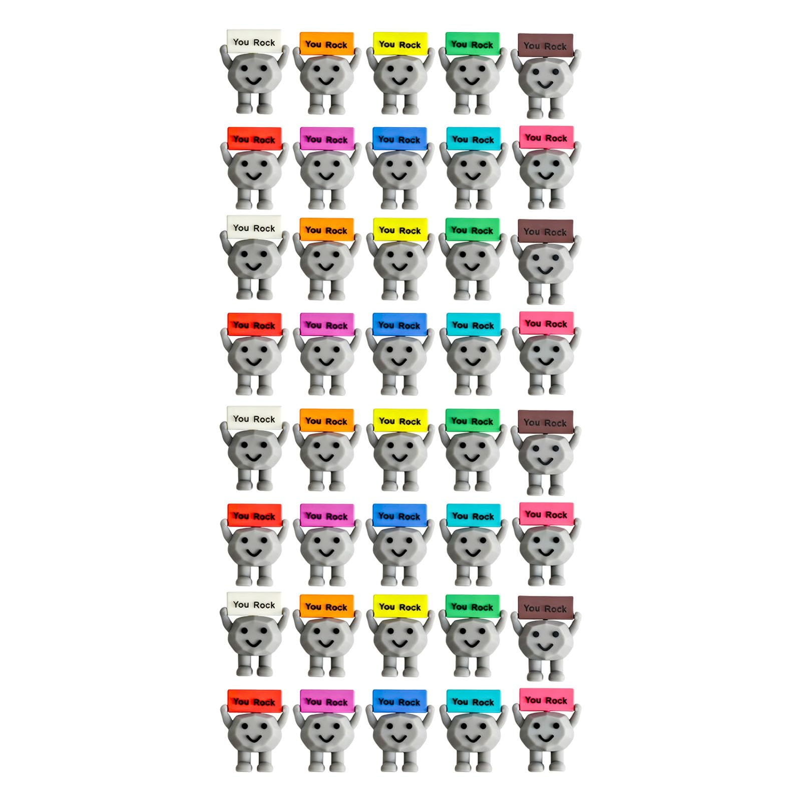 Msioytog Colorful Stone Shape Cuteness Statues Small Figurines PVC Texture Suitable for Home Decoration and Projects Safe Shelter Decoration