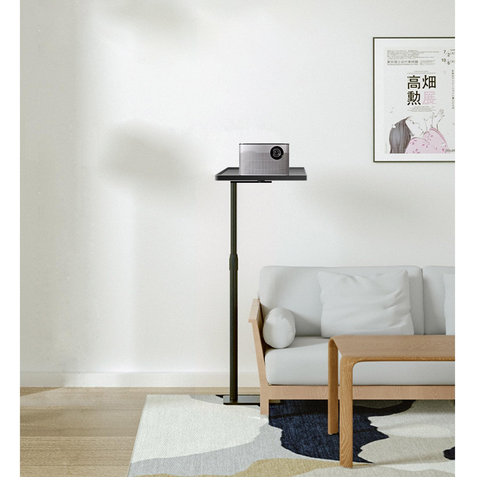 Projector Stand,Laptop Bodenständer,85-152cm Höhenverstellbar Für Stabilen Halt,Ideal Für Büro,Zuhause,Bühne Oder Studio Und Film (A)
