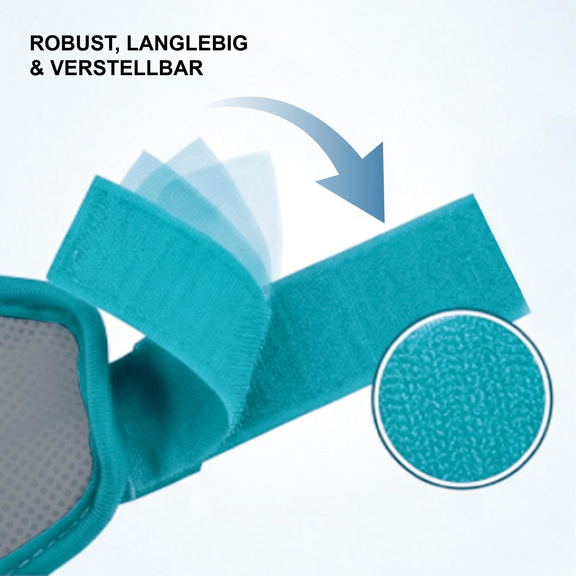 Lot de 4 guêtres anti-mouches pour cheval - Protection contre freins et moustiques - Guêtres en maille respirante réglable