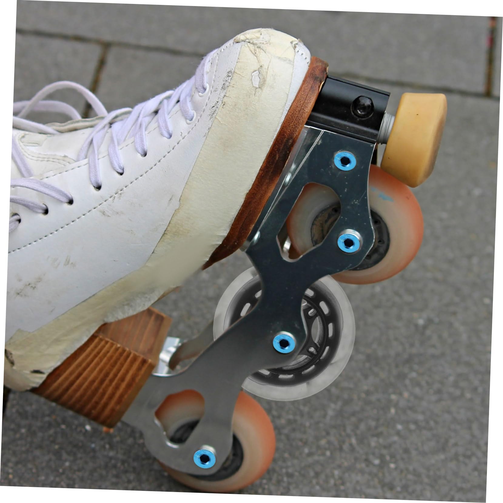 UPKOCH Punte della Ruota da Skate Cuscinetti A Rulli Accessori per Pattinaggio A Rulli Pattini in Pattinare Pattini A Rotelle per Viti Blue Lega