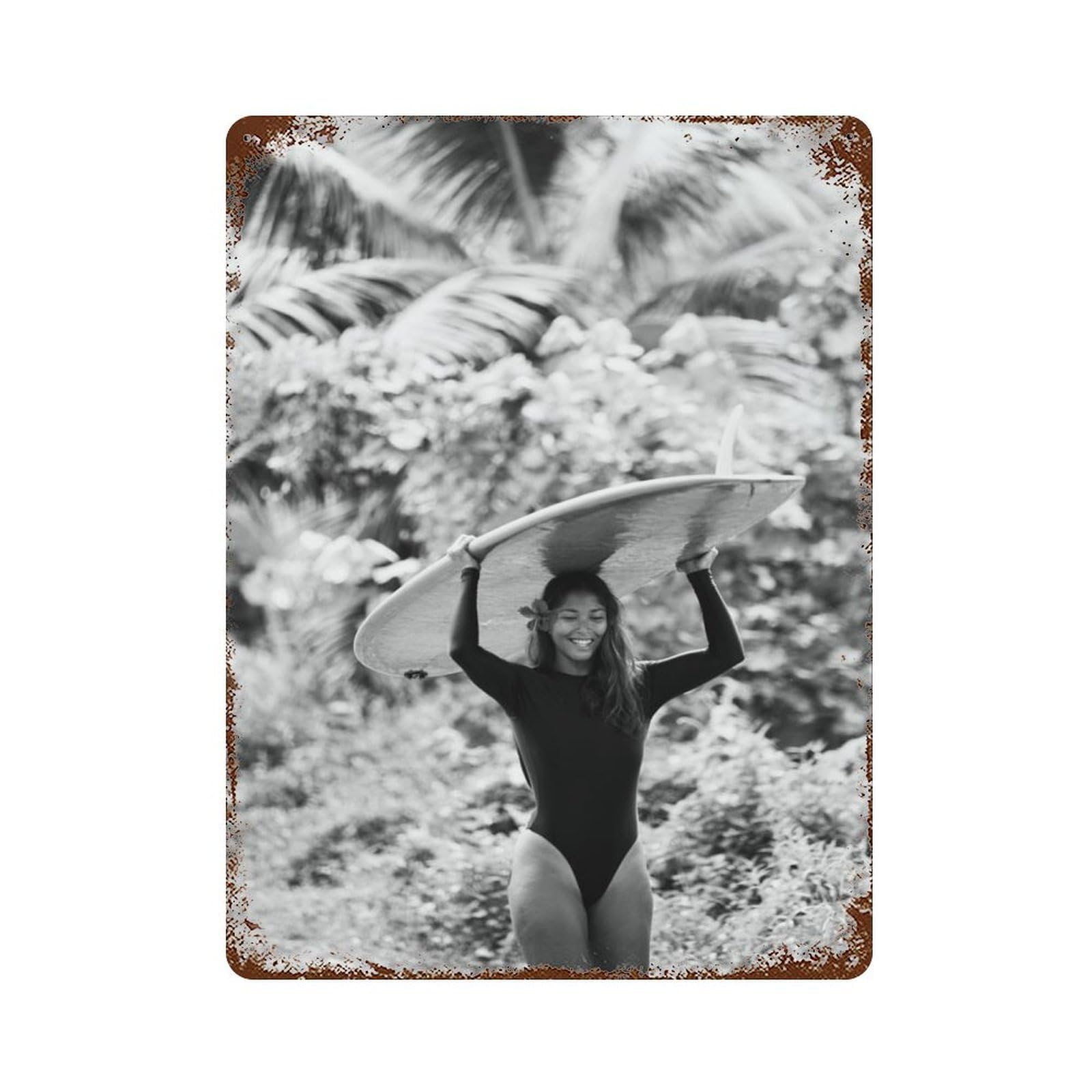 xiaoxiaoshen Vintage Beach Surfer (1) Wall Decor Art Metal Tin Poster Modern Home Decor Art Home Bar Shop Decorations Vintage Sign 40x30cm
