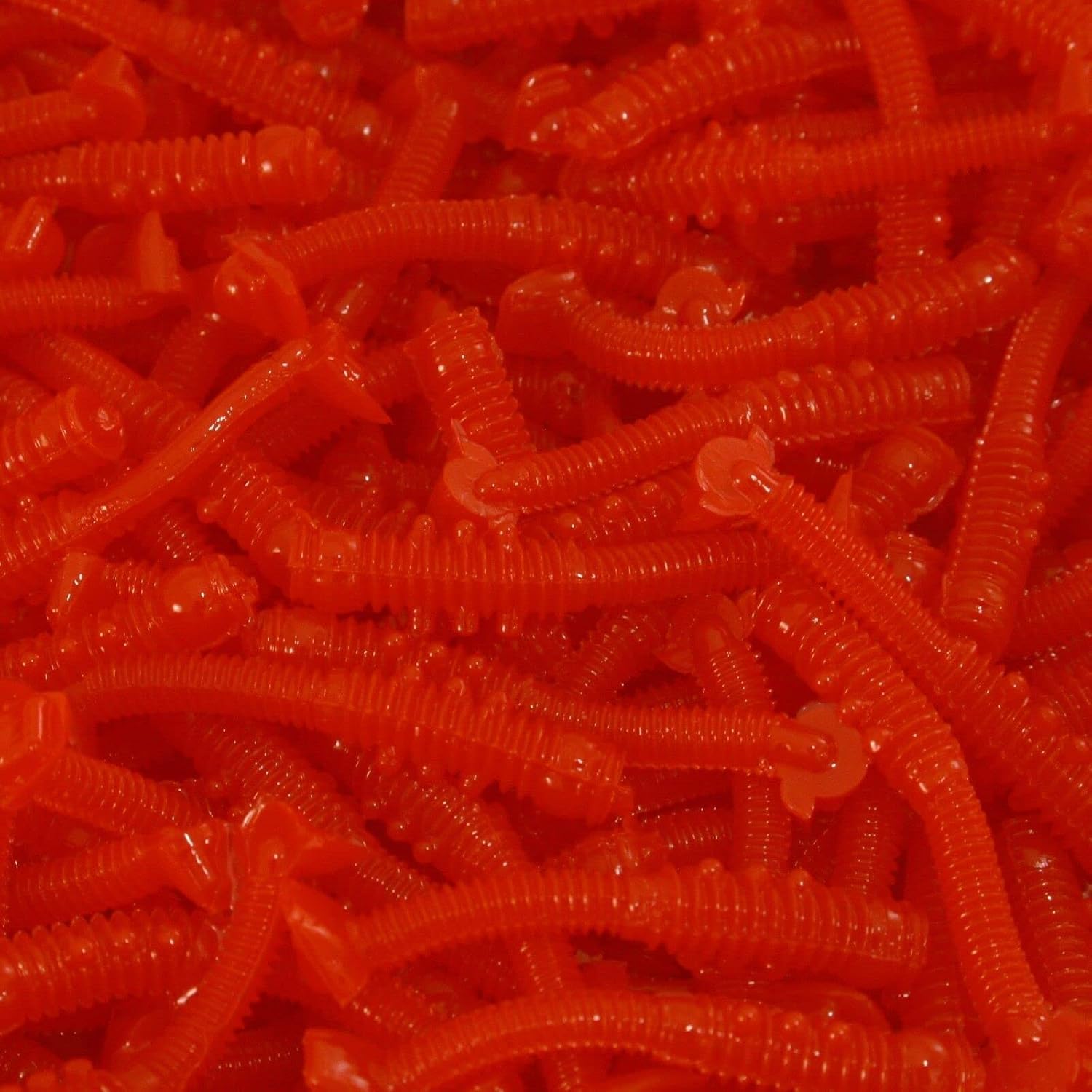 1.5" Club Tails Red Crappie Paddle Tail Fishing Lures 40 Pack Bluegill